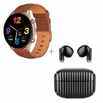 Smartwatch G-Tide R2 Pro + Fone de Ouvido H21 - Dourado