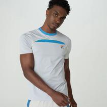 Fila Remera Backspin s. F11TN00567-3579 Poliester - Elastano Grey/Blue/Yellow Neon