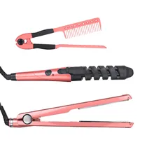 Alisador 3 Em 1 - Rosa - Bivolt