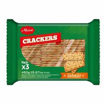 Mazzei Galletitas Cracker Salvado X3 450GR