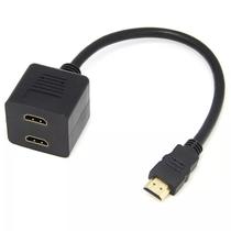 Cabo Adaptador HDMI para 2 HDMI Hembra (30CM) - Preto