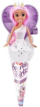 Boneca Unicorn Princess Sparkle Girlz Zuru 10092 - Branco