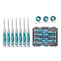 Kit de Ferramenta Total Tools Set de Chave de Fenda Precision Screwdriver THT250726 com 7 Pecas