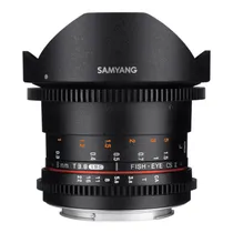 Lente Cine Samyang Canon VDSLR 8MM T/3.8 II Ef Umc