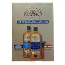 Tio Nacho Set Shampoo Engrosador + Acondicionador + Groomen 5697