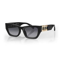 Oculos de Sol Feminino Daniel Klein DK4310-1 / Estilo Cat Eye - Preto