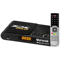 Receptor Fta Alphasat TX Pro KVM Edition com Visor / 5G / Iptv / Wifi / Full HD - Preto