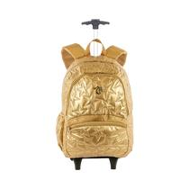 Mochila Con Ruedas Sestini Capricho Estrellas 076096-43 Dorado