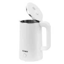 Coby Hervidora Electrica CY5601-KET1-WH 1.8L 1000W 110V Blanco