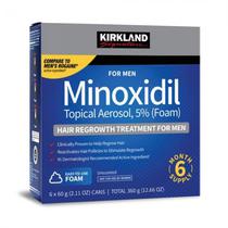 Tratamento Capilar Kirkland Minoxidil Extra Strength For Men 5 6 Unidades Nova Embalagem