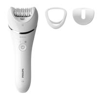 Depilador Eletrico Philips Epilator 8000 BRE700 - 3 Em 1 - Recarregavel - Branco