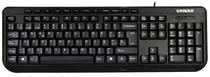 Teclado Satellite AK-833 USB - Black (Espanhol)