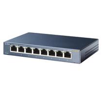 Hub Switch TP-Link TL-SG108 8 Portas Gigabit 1000 MBPS - Cinza