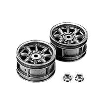 Tamiya Acc M-Chassis 8-Spoke Wheels Silver (2PCS) 50569