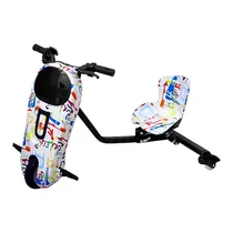 Moto Triciclo Eletrico Interbras Swift N2 / 6.5" / com Bluetooth / LED / 350W - Graffiti Branco