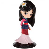 Boneco Banpresto Qposket Disney Characters Mulan Glitter Line 18242