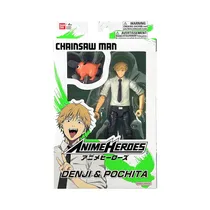 Figura Bandai Anime Heroes Chainsaw Man Denji & Pochita 37026