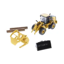 Juguete Cat Tractores Caterpillar 950M Wheel Loader With Log Fork 85635