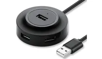 Hub USB Sate A-HUB12 4 Portas 2.0 Preto
