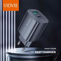 Carregador Vidvie PLE248 iPhone Fast Charger