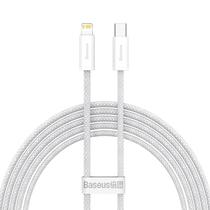 Cabo USB-C A Lightning Baseus CALD000102 Dynamic 20 W - Branco 2 Metros