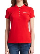 Camisa Polo Tommy Hilfiger WW0WW38446 Sne - Feminina