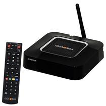 Receptor Fta Gigabox Droid 4K Wi Fi com HDMI/RJ45/USB 3.0 e 2.0 - Preto