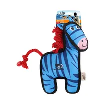 Juguete para Mascotas Afp 8033 Peluche de Cebra 30CM Azul