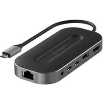 Satechi Acs Informatica Hub ST-U4MGEM USB4 Multiport W2.5G Ethernet Metal HDMI 2.1 (8K/60HZ) - USB-A 3.2 (10GBPS) - USB-C 3. s/C