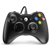 Controle com Fio para Xbox 360 - Preto