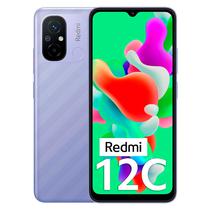 Smartphone Xiaomi Redmi 12C Global 128GB 4GB Ram Dual Sim Tela 6.71" - Roxo Lavanda (Lacre Pequeno)