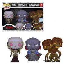 Funko Pop Dungeons Dragons Vecna/Mind Flayer/Demogorgon 3PACK 74606