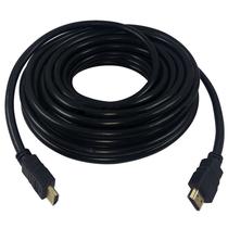 Cabo HDMI Quanta QTHDMI200 FHD 3D (20 Metros) - Preto