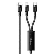 Cabo Mcdodo CA-8780 USB-C Macho para USB-C Macho / Lightning 1.2M - Preto