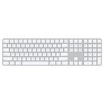 Teclado Apple Magic MK2C3LL/ A Touch Id Numeric / Wireless / Bluetooth / Ingles - Prata / Branco