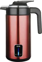 Chaleira Elétrica BAK Inox Termico - BK-HER220 1.8L 1350 Watts 220V Vermelho