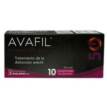 Avafil Avanafil Stendra Levitra Avanafila 50 MG com 10 Comprimidos