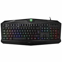 Teclado Gamer T-Dagger T-TGK202 Tanker USB / RGB / Ingles - Preto