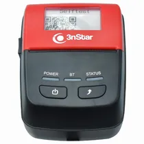 Impressora Térmica Portátil PPT205BT / USB / Bluetooth - Preto/Vermelho