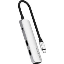 Hub Satechi ST-P4SS Slim Multiport 4 Em 1 4K USB-C - Silver