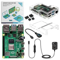 Mini PC Raspberry Pi 4 Kit Starter Plástico 4 GB