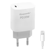 Carregador Ecopower EP-7060 1-USB-C