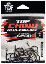 Anzol Top Fishing Chinu Black Nickel 09 com 20 PCS