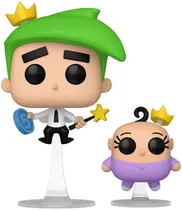 Boneco Cosmo & Poof - The Fairly Oddparents Funko Pop! 1691