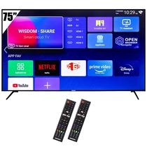 Smart TV LED 75" Magnavox 75MEZ573/M1 4K Ultra HD Android Wi-Fi com Conversor Digital