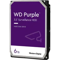 Disco Rígido de Vigilância Western Digital WD Purple 6 TB (WD64PURZ) (Garantia Brasil)