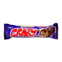 Biscoito Wafer Chocolate Solen Crazy Ao Leite 30G