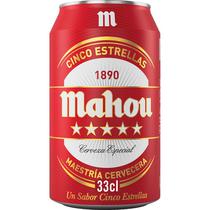 Mahou 5 Estrella Cerveza Lata 330ML