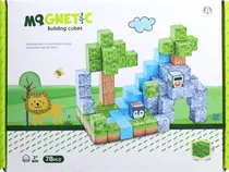 Cubos Magnéticos de Construção Magnetic Chuang Huang - CH1281 (78 Pçs)