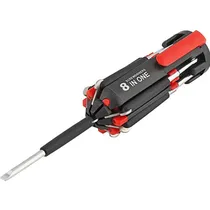 Kit de Ferramenta FZ-895 Multifuncional 8 Em 1 / com LED - Preto